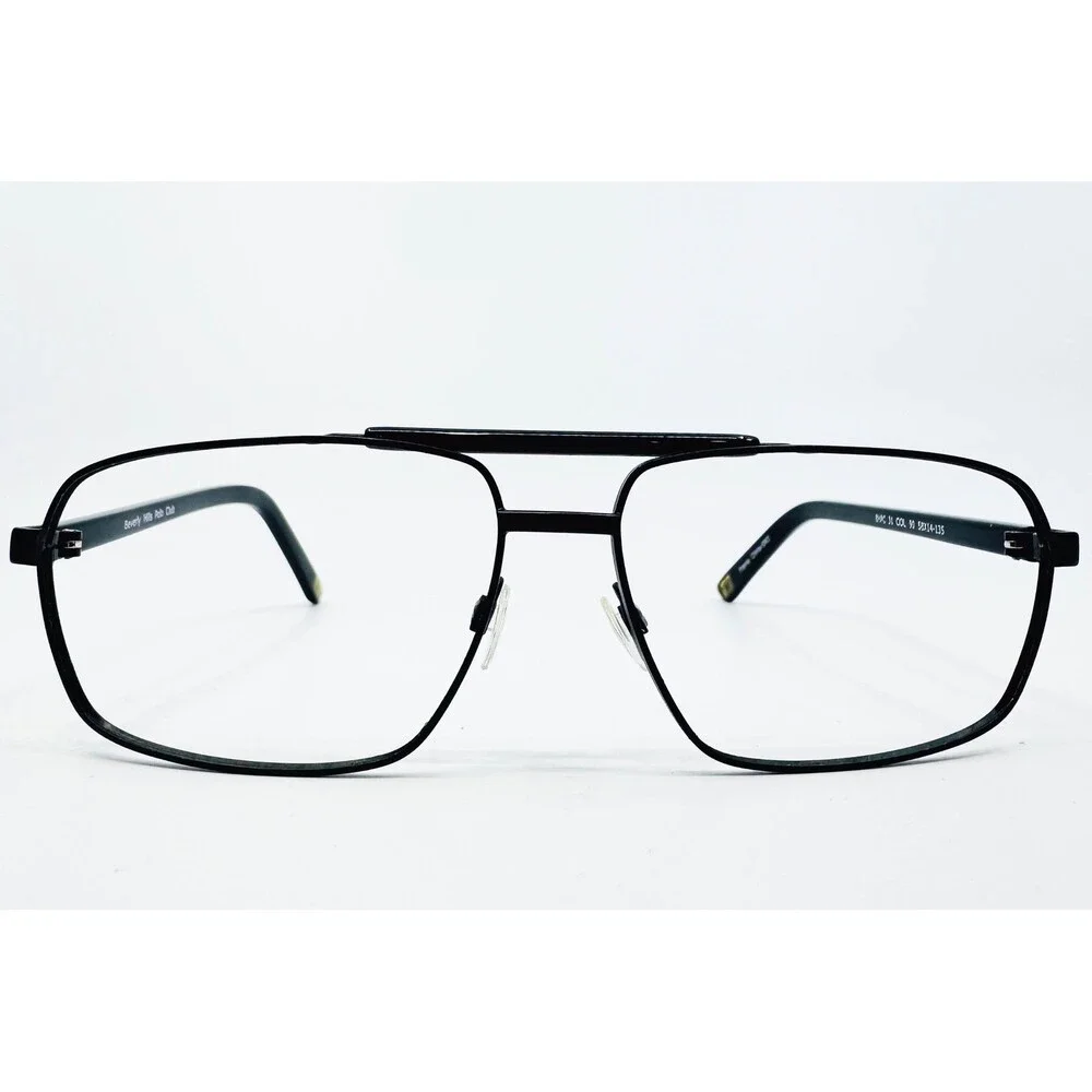 Beverly Hills Polo Club Eyeglasses Mens Black BHPC 31 COL 90 58-14-135 58mm